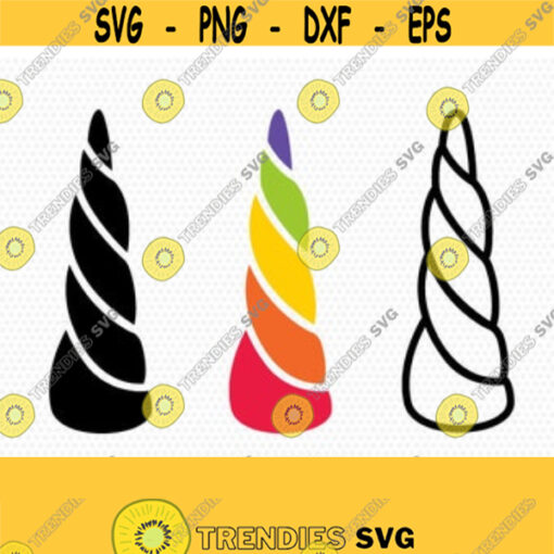 Unicorn SVG Unicorn horn Svg Cute Unicorn svg Cricut Silhouette Cut jpg svg dxf eps png Design 65