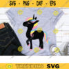 Unicorn Silhouette SVG DXF File for Cricut Cute Black Unicorn African American Unicorn svg dxf Cut File Clipart copy