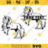 Unicorn Split Monogram Frame SVG Unicorn Clip Art Unicorn Silhouette Svg Unicorn Face SVG Magical Name Svg Cutting File For Cricut 623 copy