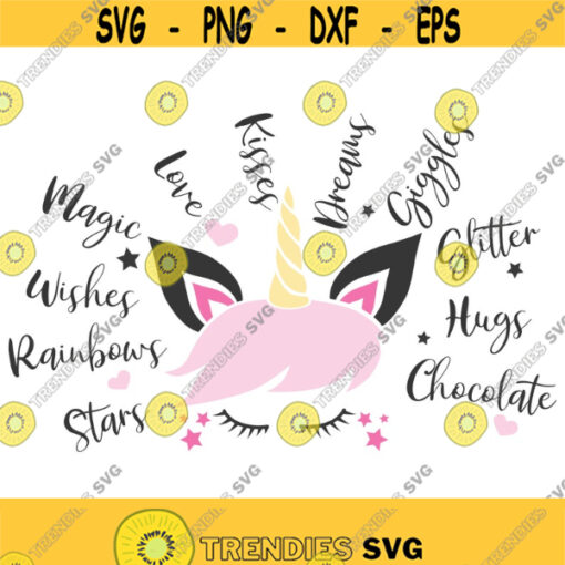 Unicorn svg pink unicorn svg png dxf Cutting files Cricut Funny Cute svg designs print for t shirt quote svg Design 931
