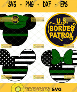 Us Border Patrol Logo Svg Green Disney Usa Flag Svg Mickey And Minnie Svg 1 Svg Cut Files Svg Cl