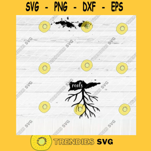 Us Virgin Islands Roots SVG Home Native Map Vector SVG Design for Cutting Machine Cut Files for Cricut Silhouette Png Pdf Eps Dxf SVG