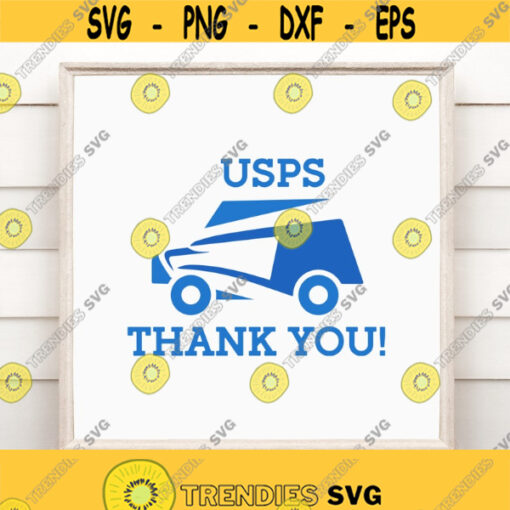 Usps Mail Truck Svg Png Eps Pdf Cut Files Mail Truck Usps Digital File Cricut Silhouette Design 402