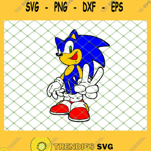V Sonic SVG PNG DXF EPS 1