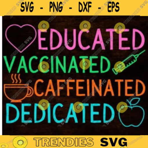 Vaccinated Svg Vaccination Svg Quarantine Svg Vaccinated Af Svg Vaccinated Png Teacher svg Dedicated svg copy