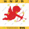 Valentine Cupid SVG DXF Valentines Day Angel Cute Cupid Silhouette svg dxf Cut File for Cricut copy