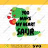 Valentine Dinosaur SVG Love Bites svg Valentine svg Valentines day svg Valentines svg files Kids Shirt Design Cutting File For Cricut 736 copy