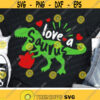 Valentine Dinosaur Svg Kid Valentines Day Svg Love a Saurus Svg T Rex Dino Svg Dxf Eps Png Funny Kids Cut Files Silhouette Cricut Design 2169 .jpg