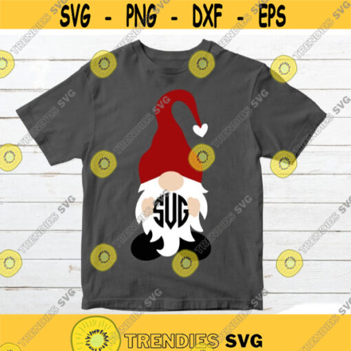 Valentine Gnome SVG Gnome SVG Kids valentine SVG Gnome Monogram svg Funny Valentine svg Gnome svg for Shirt Valentine svg Design 118.jpg