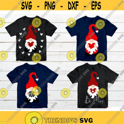 Valentine Gnome SVG bundle Happy Valentines day svg Cute Gnome with heart SVG Funny Valentines svg Gnome svg for Shirt Valentine SVG Design 128.jpg