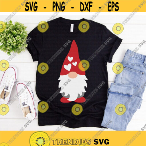 Valentine Gnome svg Valentines Day svg Gnome Boy svg Heart svg Nordic Shirt Clipart Cut file Cricut Silhouette SOVAgraphics Craft Design 218.jpg