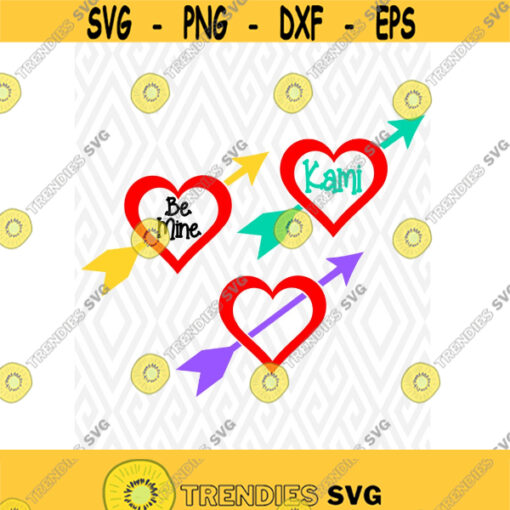 Valentine Heart Arrow Cuttable Design in SVG DXF PNG Ai Pdf Eps Design 114