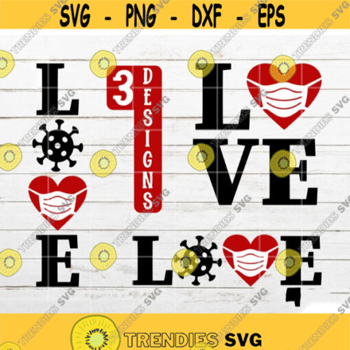 Valentine Quarantine 2021 SVG Love Bundle SVG Face Mask svg Funny Valentine SVG for Cricut Valentine sign svg No kisses svg Design 321.jpg