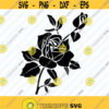 Valentine Rose SVG Files for cricut Roses Vector Images Clipart silhouette SVG Image Eps Rose Png Dxf Rose Bouquet Clip Art Wedding svg Design 552