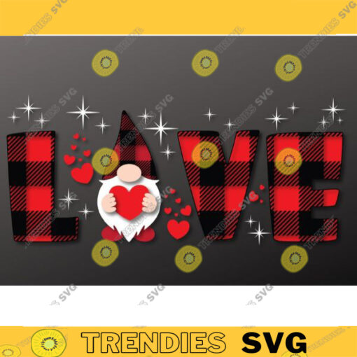 Valentine gnomes with heart svg gnomes svg valentines day svg Love svg valentine svg Valentine Shirt Design svg for CriCut 157 copy