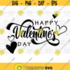 Valentine svg HVD Cut File Valentines Svg Files happy Valentines day handwritten