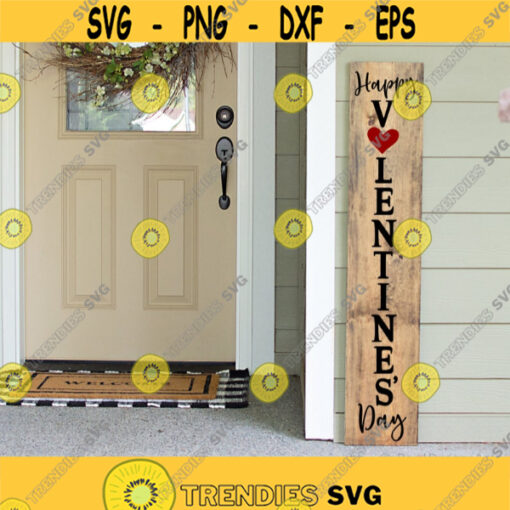 Valentines Day Porch Sign Svg Happy Valentines Day Svg Be Mine Kids Gnomes Funny Vertical Home Sign Svg Cut Files for Cricut Png