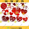 Valentines Hearts SVG Bundle Valentine Svg Files For Cricut Be Mine Svg Hearts SVG Cut Files Hearts Dxf Be My Valentine Svg .jpg