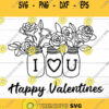 Valentines Svg Happy Valentines Svg Flower Jar Svg Valentines Day Svg Love Heart Svg Valentines Cut File Svg file for Cricut
