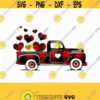 Valentines buffalo plaid Truck Svg Valentines vintageTruck valentines day svg Love svg svg for CriCut silhouette jpg png dxf Design 240