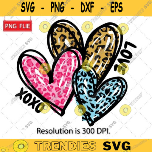 Valentines day printable hearts Valentines Day Hearts Sublimation Download Leopard Print Hearts Valentines Day Pngleopard hearts clipart 505
