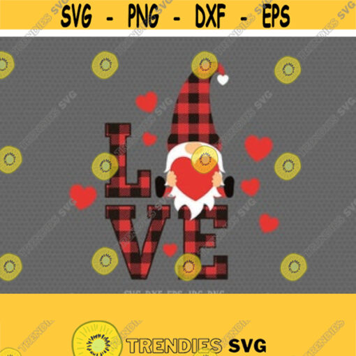 Valentines gnomes SVG Valentines Day SVG Love SVG gnomes Svg CriCut Files svg jpg png dxf Silhouette cameo Design 406