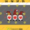 Valentines gnomes SVG Valentines Day SVG Love SVG gnomes Svg CriCut Files svg jpg png dxf Silhouette cameo Design 683