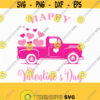 Valentines vintage Truck svg Happy Valentines SVG valentine day svg Valentines Day SVG Love SVG CriCut Files svg jpg png dxf Silhouette Design 165
