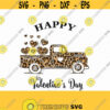Valentines vintage Truck svg cheetah SVG valentine day svg Happy Valentines Day SVG Love SVG CriCut Files svg jpg png dxf Silhouette Design 358