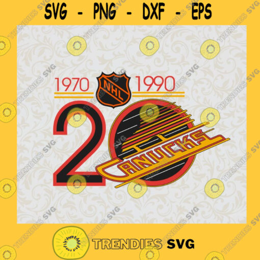 Vancouver Canucks Old Logo 1970 1990 Professional Hockey Team SVG Sport Lovers Idea for Perfect Gift Gift for Everyone Digital Files Cut Files For Cricut Instant Download Vector Download Print Files