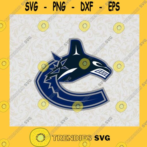 Vancouver Canucks Old Shark Logo 2 Professional Hockey Team SVG Idea for Perfect Gift Gift for Everyone Digital Files Cut Files For Cricut Instant Download Vector Download Print Files