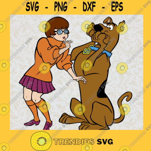 Velma Dinkley and Scooby Doo SVG Disney Digital Files Cut Files For Cricut Instant Download Vector Download Print Files