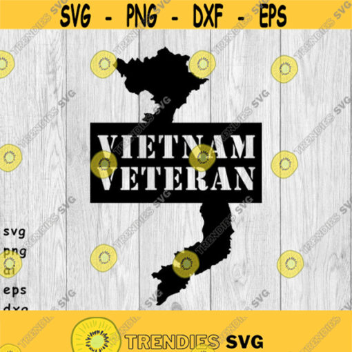 Vietnam Vet Logo svg png ai eps and dxf files for Auto Decals Printing T shirts CNC Cricut cut files and more Design 318