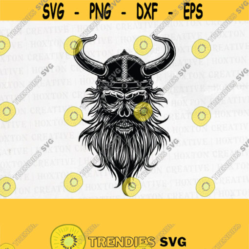 Viking Skull Svg File Skull Svg Vikings Svg Vikings Logo Svg Skull Clipart Svg Cutting FilesDesign 436