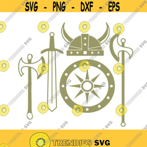 Viking weapons mid evil Cuttable Design SVG PNG DXF eps Designs Cameo File Silhouette Design 1554