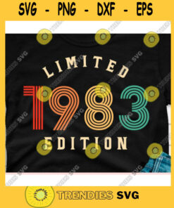 Vintage 1982 Limited Edition Svg, 38Th Birthday Svg, Thirty Eighth Birthday Svg, Vintage Birthday Svg, Vintage Birthday Shirt Svg Digital Fil