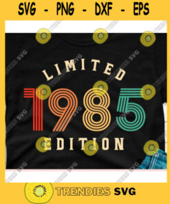 Vintage 1984 Limited Edition Svg, 36Th Birthday Svg, Thirty Sixth Birthday Svg, Vintage Birthday Svg, Vintage Birthday Shirt Svg Digital File