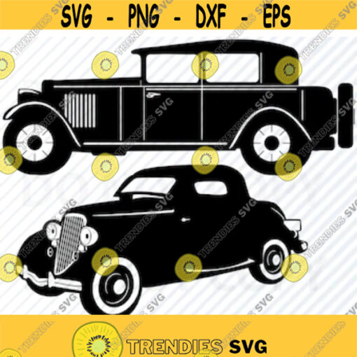 Vintage Cars SVG Files Mafia Cars Vector Images Vintage Cars Clipart SVG Files For Cricut Eps Mobster Png Dxf Classic Mafia Car svg Design 448
