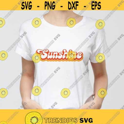 Vintage Sunshine Svg Png Pdf Eps Ai Cut File Retro Sunshine Svg Sunshine Svg Retro Summer Svg Summer Clipart Cricut Silhouette Design 380