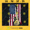 Vintage US Flag Guitar SVG PNG EPS DXF Silhouette Digital Files Cut Files For Cricut Instant Download Vector Download Print Files