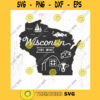 Vintage Wisconsin SVG cut file Wisconsin home svg Wisconsin state symbols svg barn quilt svg midwest svg Commercial Use Digital File