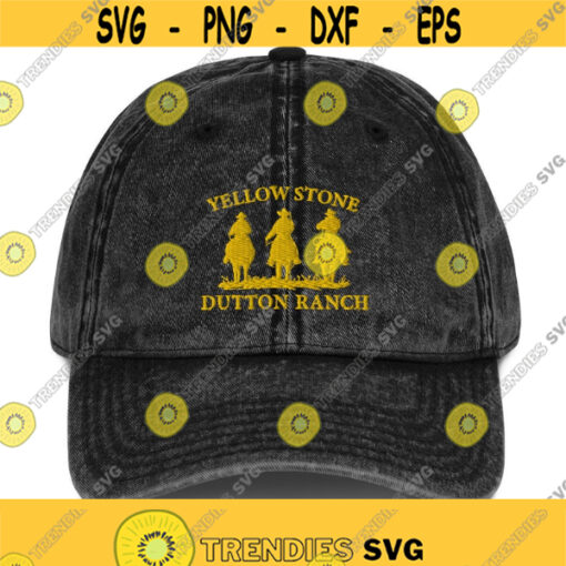 Vintage YellowStone Cowboys Dutton Ranch Cotton Twill Cap Design 235