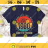Vintage july 1980 png july birthday sublimation PNG 1980 vintage birthday png 40th birthday png Vintage 1980 Sublimation designs PNG