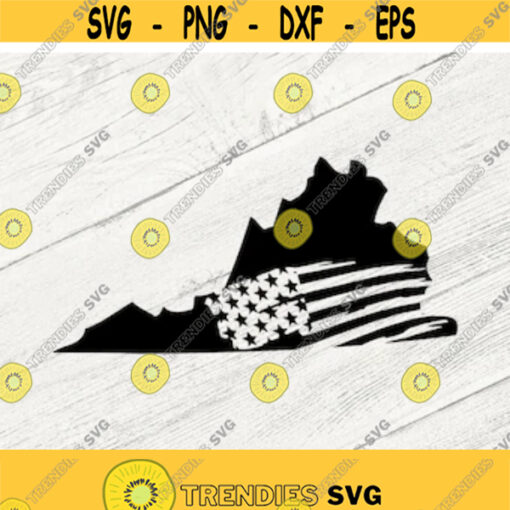 Virginia SVG File Digital Download Virginia Flag SVG SVG File for Cricut Distressed Flag svg Virginia Cut File Cricut Downloads