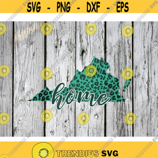 Virginia Sublimation png Digital Download Virginia png Virginia leopard PNG Leopard Print Home State png file Virginia Design 173 .jpg