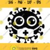 Virus SVG Social Distancing SvgQuarantine SVGVirus with mask svg Clipart Vector Diseasecutting file circutT shirt Germs Cute Stay home