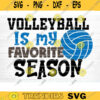 Volleyball Is My Favorite Season Svg Cut File Vector Printable Clipart Love Volleyball Svg Volleyball Fan Quote Shirt SvgVolleyball Life Design 689 copy