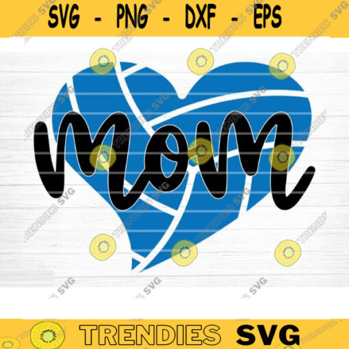 Volleyball Mom Heart Svg Cut File Vector Printable Clipart Love Volleyball Svg Volleyball Fan Quote Shirt Svg Volleyball Clipart PNG Design 1140 copy