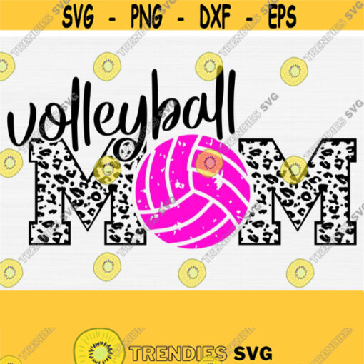 Volleyball Mom Svg Distressed Volleyball Svg Silhouette For Cricut ...