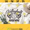 Volleyball Mom Svg Volleyball Mom Shirt Svg Leopard Heart Svg Files Cricut Cut File Volleyball SvgMom Iron On PngVolleyball Png Vector Design 1454
